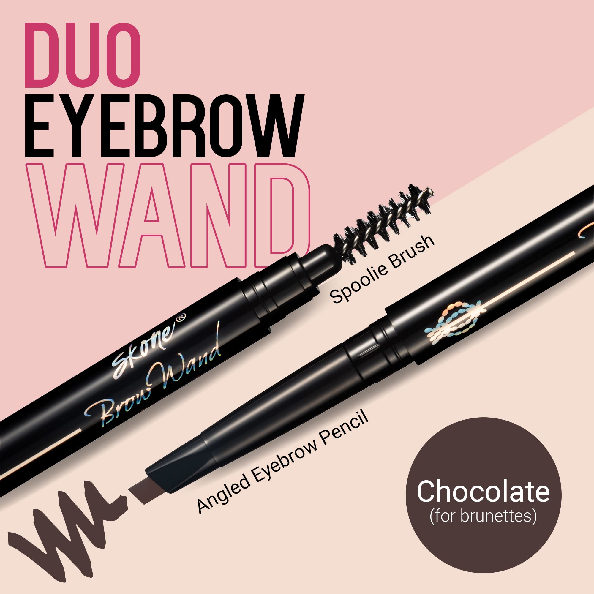 Skone Cosmetics Brow Wand Eyebrow Pencil in Chocolate