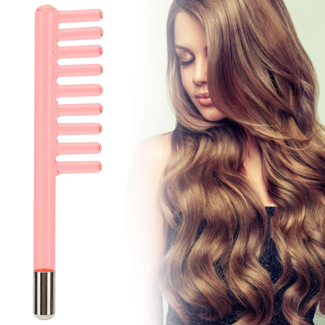 High Frequency Facial Machine, Portable Handheld Dandruff Removal Accessory Tool for Face Skin Wand Device, High Frequency Electrotherapy for Home Use