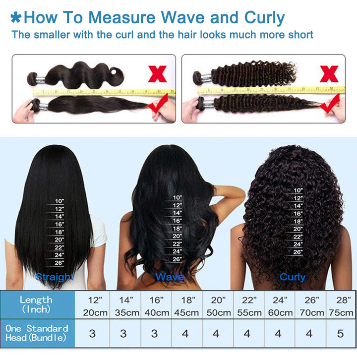 Brazilian Virgin Hair Kinky Curly 4 Bundle - Remy Virgin Brazilian Hair Bunlde Human Hair Weave Extensions Natural Black Human Hair Weave 200g