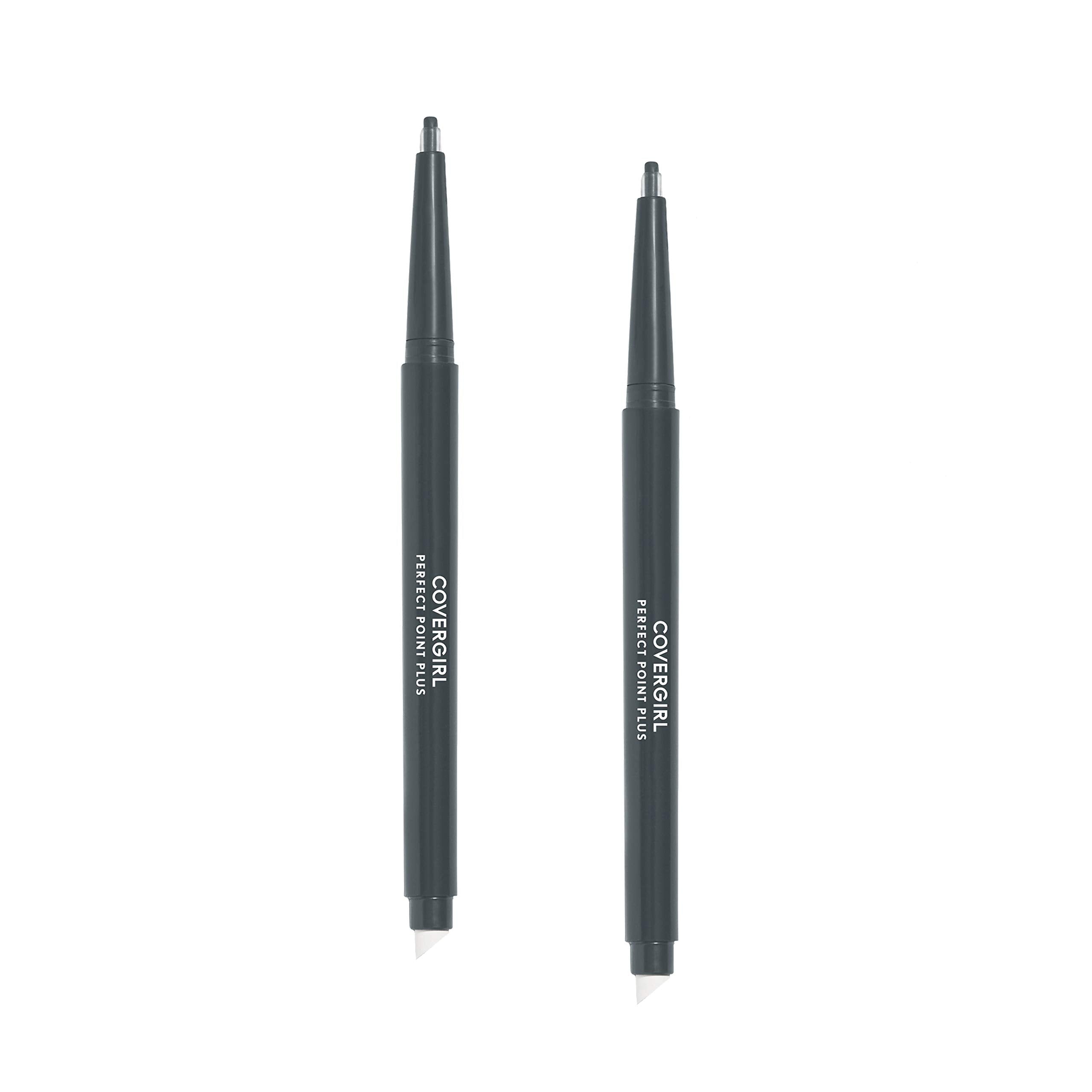 2 Count, Charcoal: Covergirl Perfect Point Plus Charcoal Color Eyeliner Pencil, 2 Count