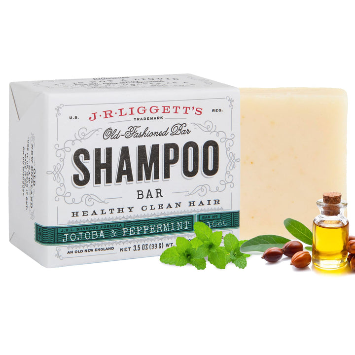 J.R. Liggett Jojoba And Peppermint Shampoo Bar 3.50 Ounces