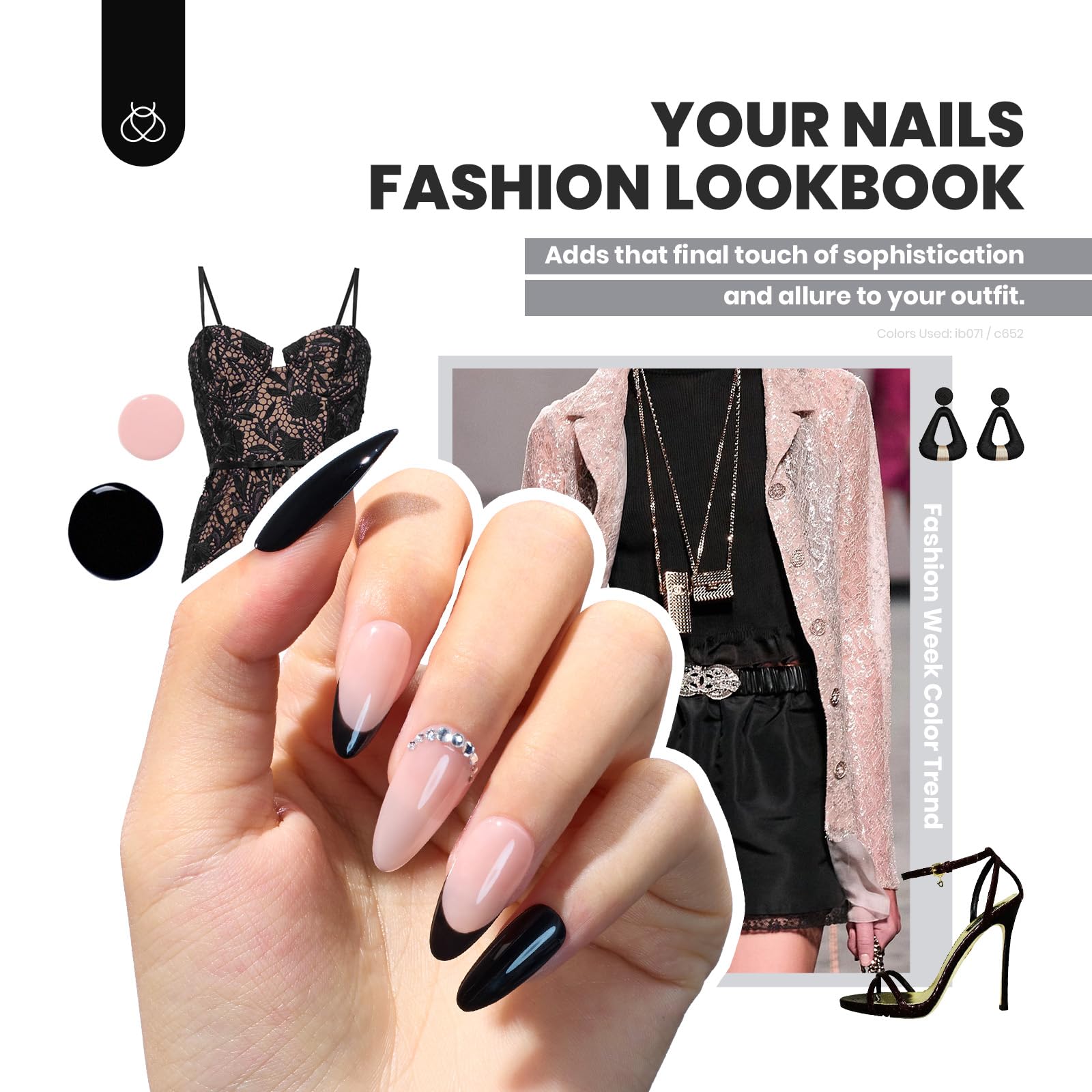 beetles Gel Polish 44pcs Fall Gel Nail Polish Set 36 Colors Brown Burgundy Red Blue Purple Orange Green Black Nude White with Base Coat Glossy Matte Glitter Top Coat Gifts for Women Colorful Muse