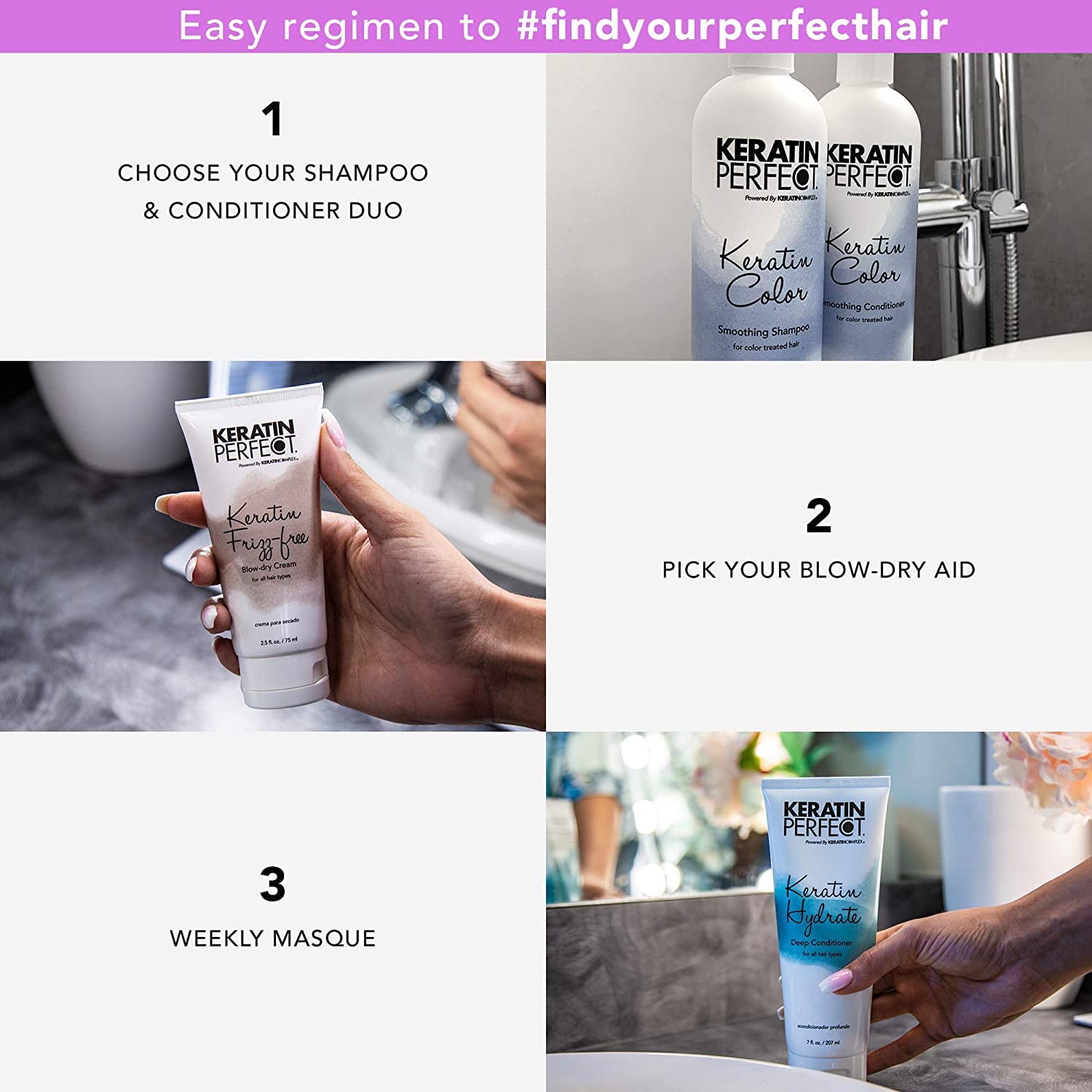 Keratin Perfect Keratin Color Travel Duo - 3.4oz