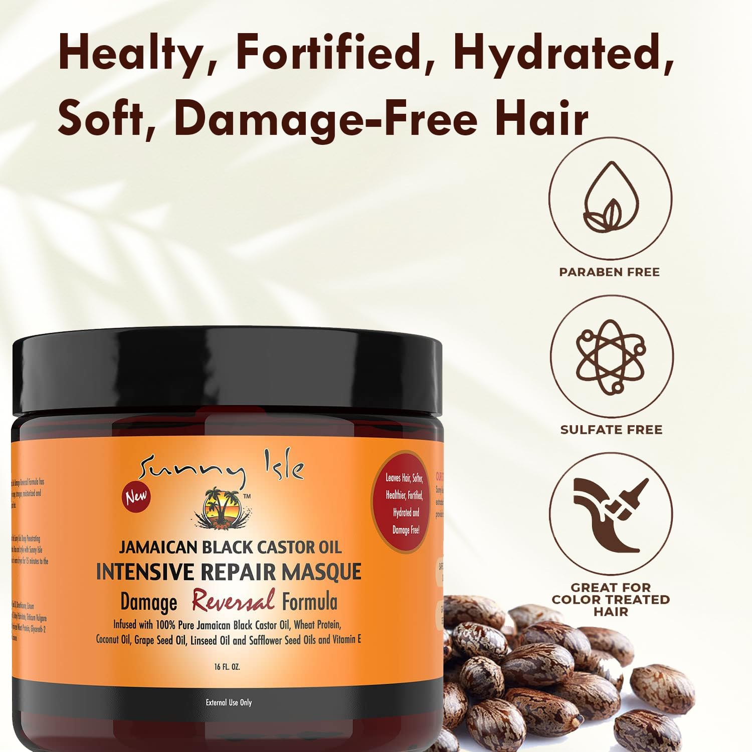 Sunny Isle Jamaican Black Castor Oil Intensive Repair Masque