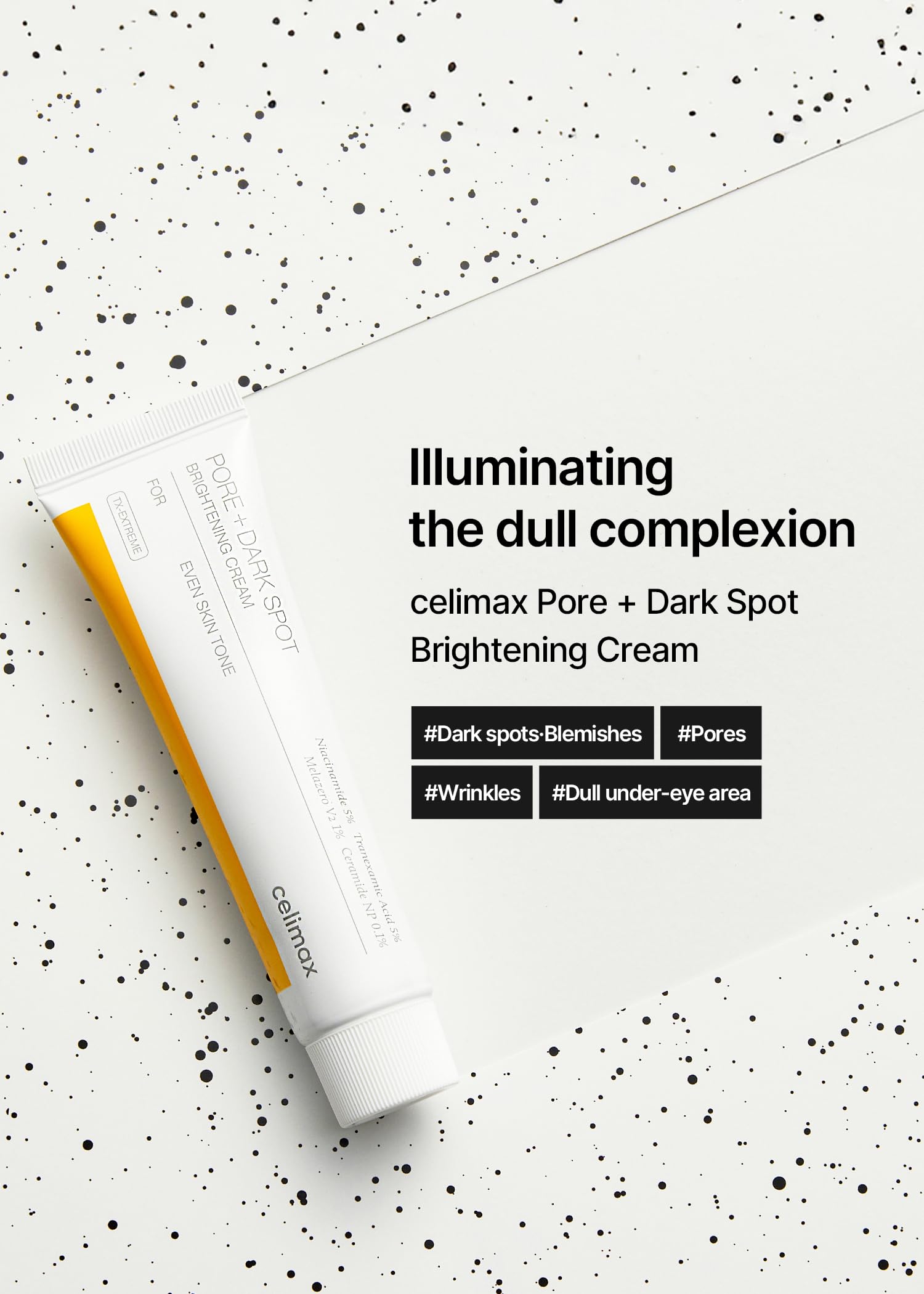 celimax Pore+Dark Spot Brightening Cream | with Niacinamide, Tranexamic Acid, TXA Cream, Pore Minimizer, Non-Irritating, Hydrating, For Sensitive Skin, 35ml
