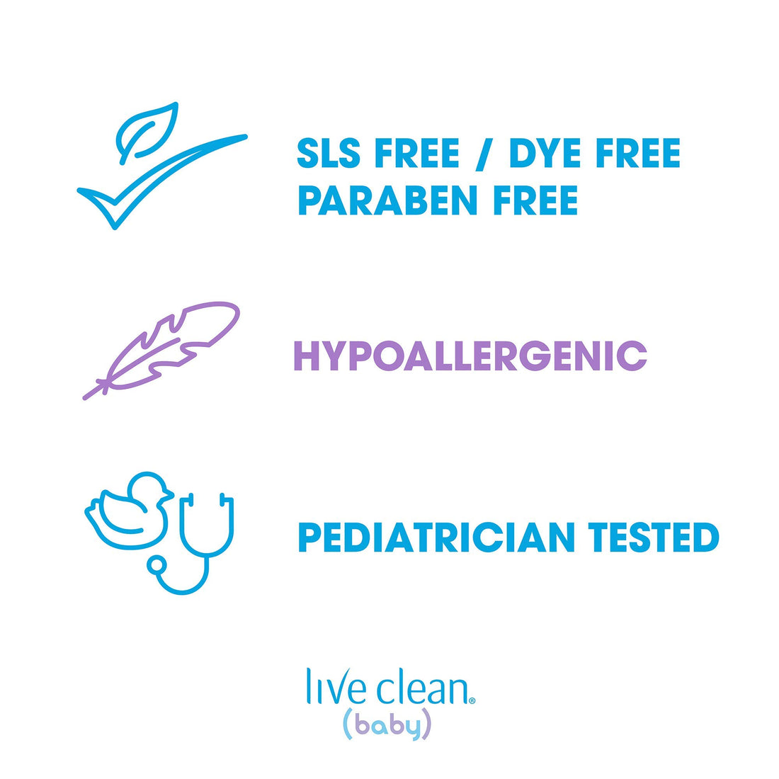 Live Clean Baby Soothing Oatmeal Relief Tearless Wash, 10 oz.