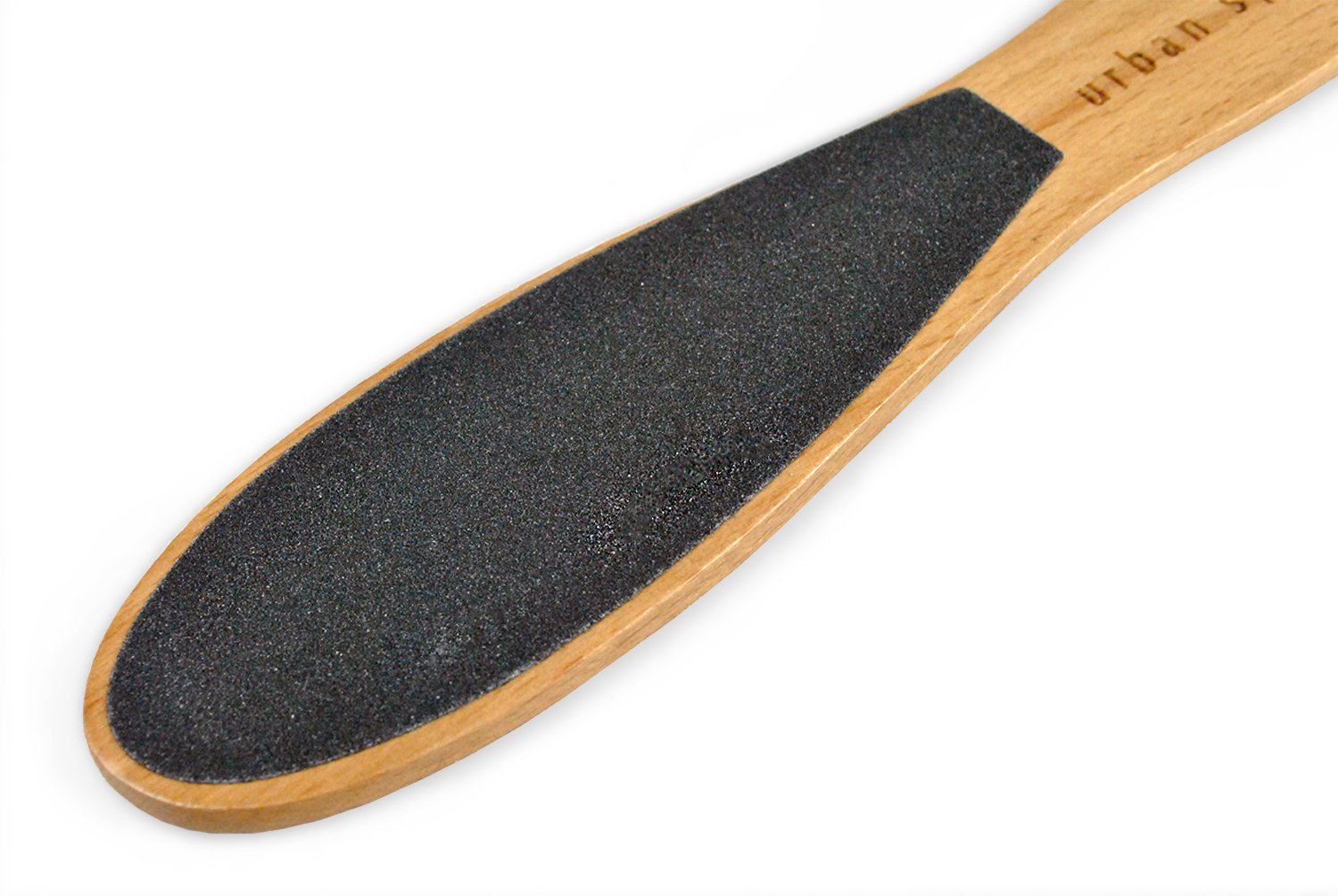 Urban Spa Wooden Foot File for Calluses, Pedicures, Heels and Toes