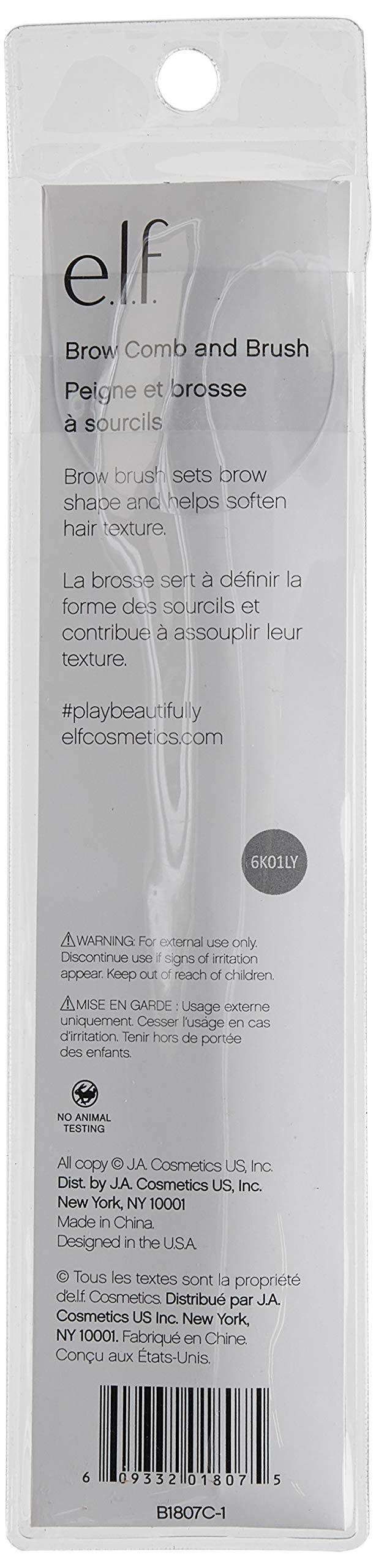 e.l.f. Cosmetics Eyebrow Comb + Brush