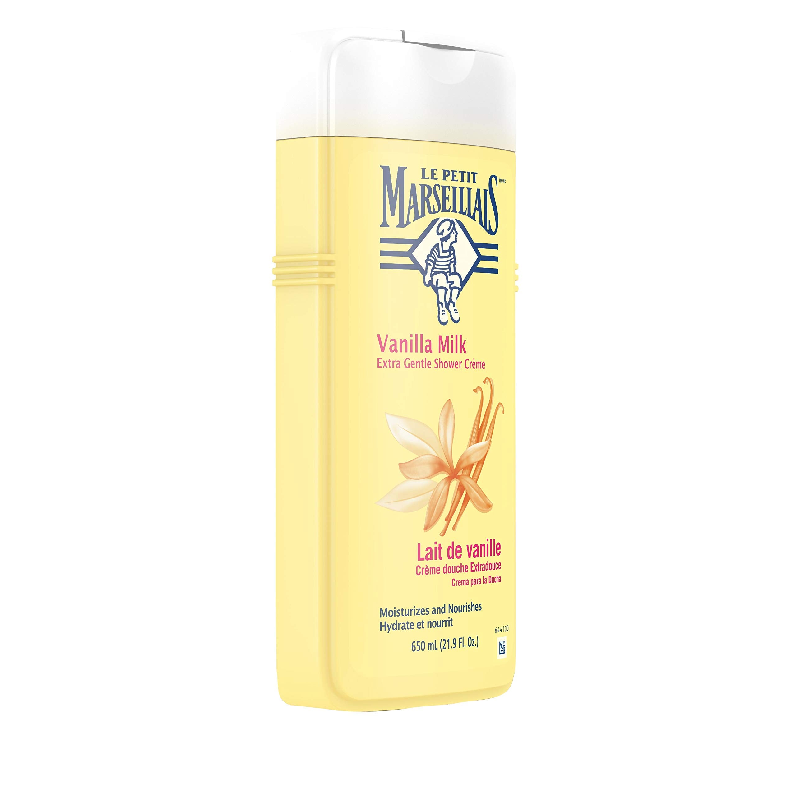 Le Petit Marseillais Extra Gentle Shower Cream, Vanilla Milk, 22 Fluid Ounce