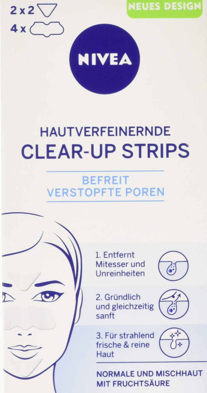 Nivea Visage Hautverfeinerndes Clear Up Strips 6 strips by Nivea
