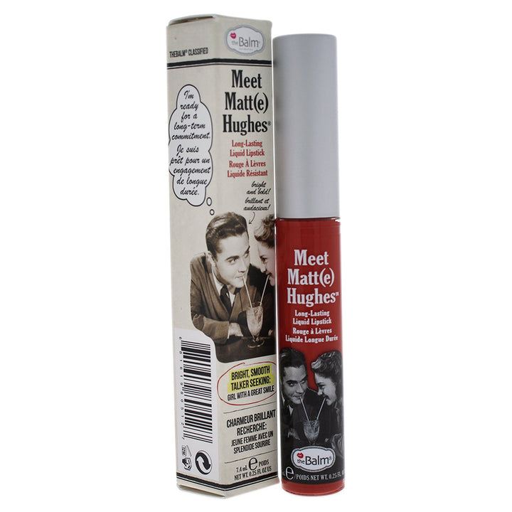 theBalm Meet Matte Hughes Long Lasting Liquid Lipstick, Honest, 7.4ml