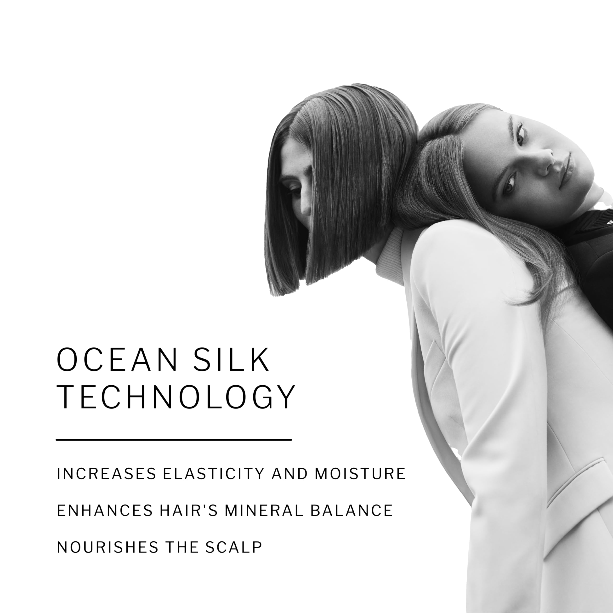 Sachajuan Ocean Mist Shampoo and Conditioner Set - Ocean Silk Technology Gives Hair Volume, Structure, and Strength - Set of 2 (8.45 oz)