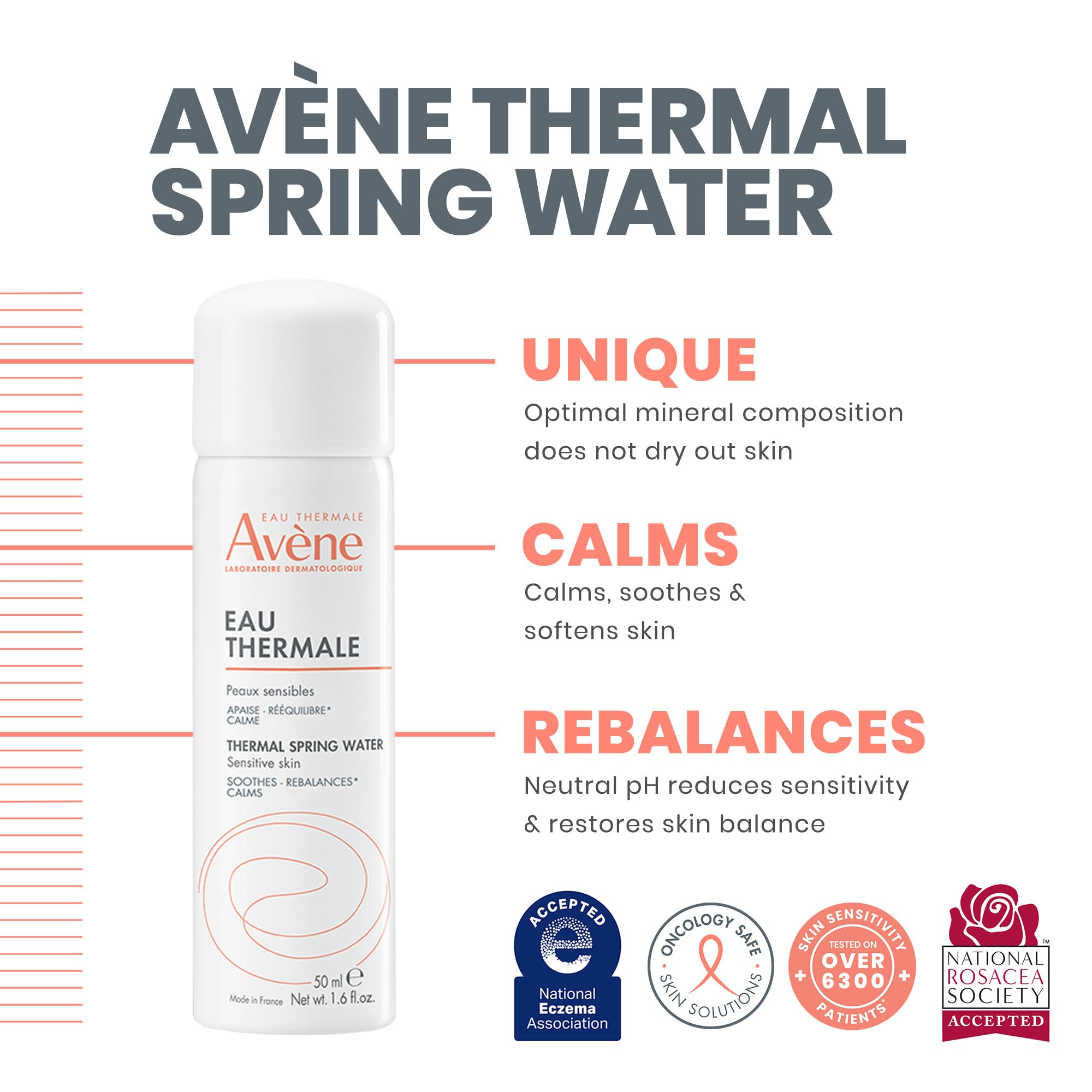 Avène Hypersensitive Skin Starter Kit, Complete Hypersensitive Skin Care Routine, Cream, Cleanser, and Spray