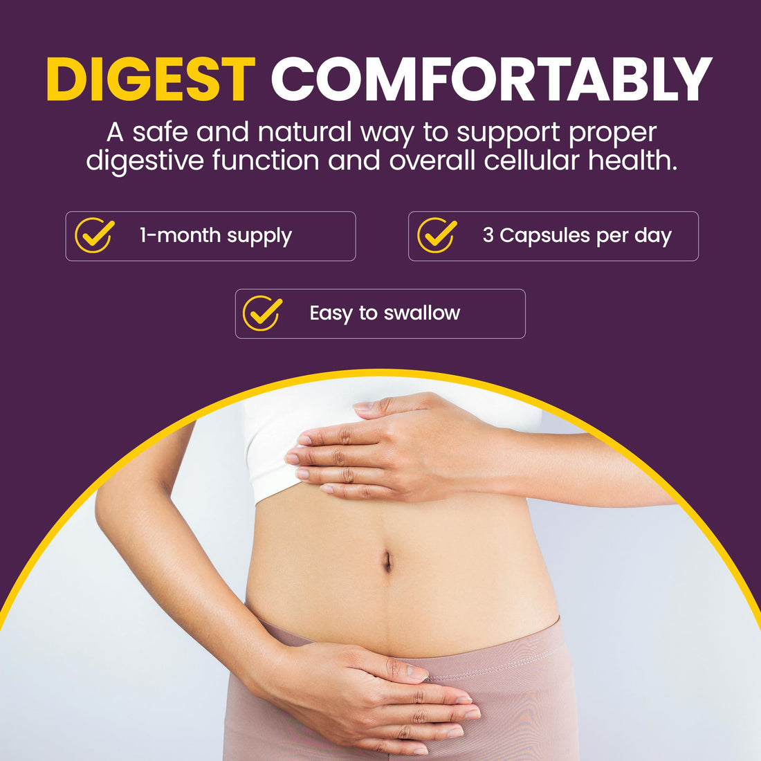 WellnessOne ProOneZyme Digestive Enzymes Supplements - Systemic Proteolytic Enzymes for Digestion, Gut Health, Gas Relief & Bloating - Contains Bromelain, Nattokinase, Protease & More - 90 Capsules