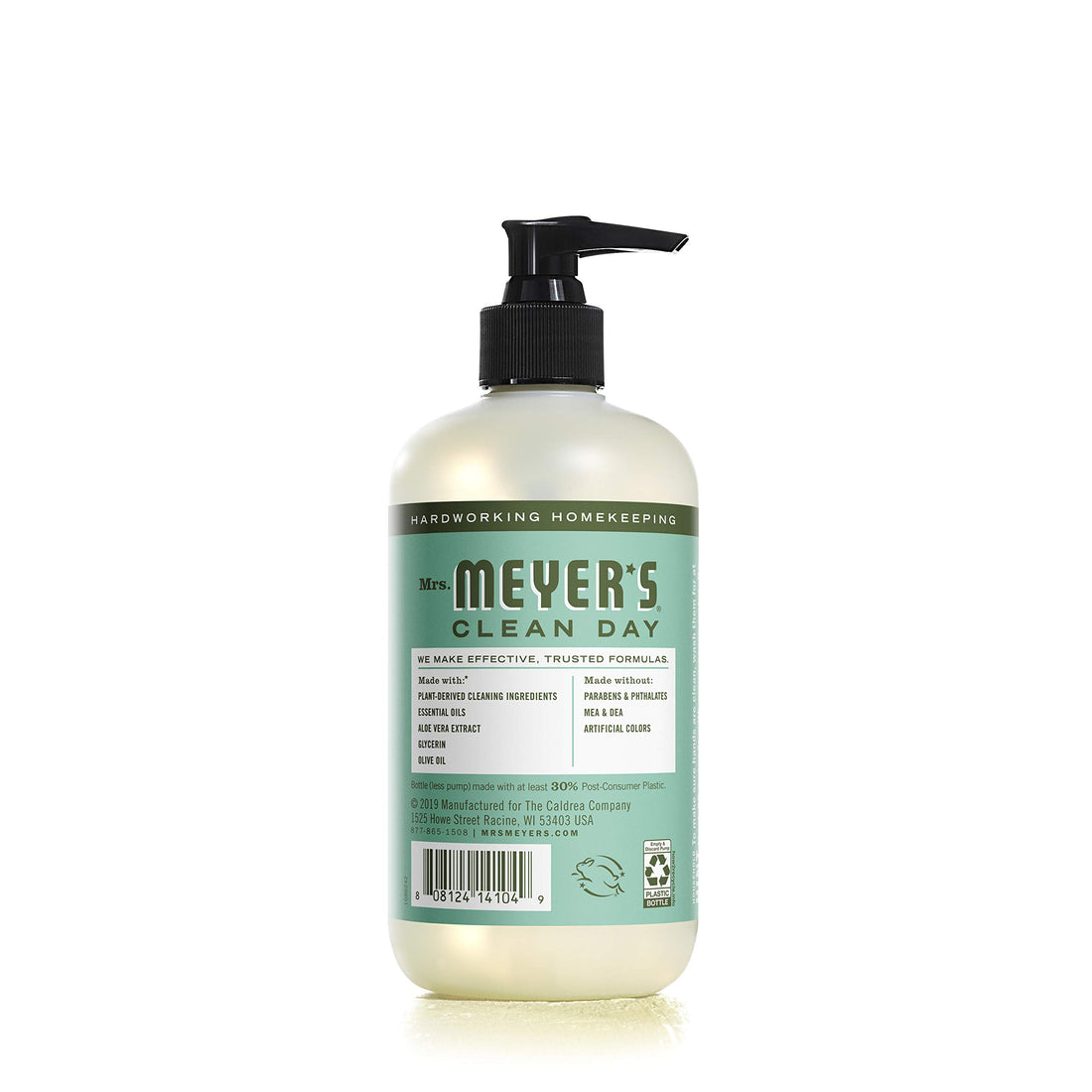 Mrs. Meyer's Clean Day Liquid Hand Soap, Basil, 12.5-Ounce Bottles (Case of 6)