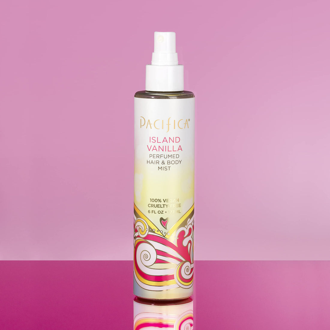Pacifica Beauty Island Vanilla Perfumed Hair & Body Mist, Island Vanilla, 6 Fl Oz (1 Count)