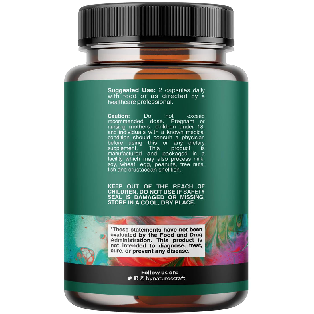 Natures Craft Pancreatin Digestive Enzymes for Digestive Health - Pancreatic Enzymes for Humans with Fat Carb and Protein Women and Men - Protease Amylase & Lipase Digestion -120ct