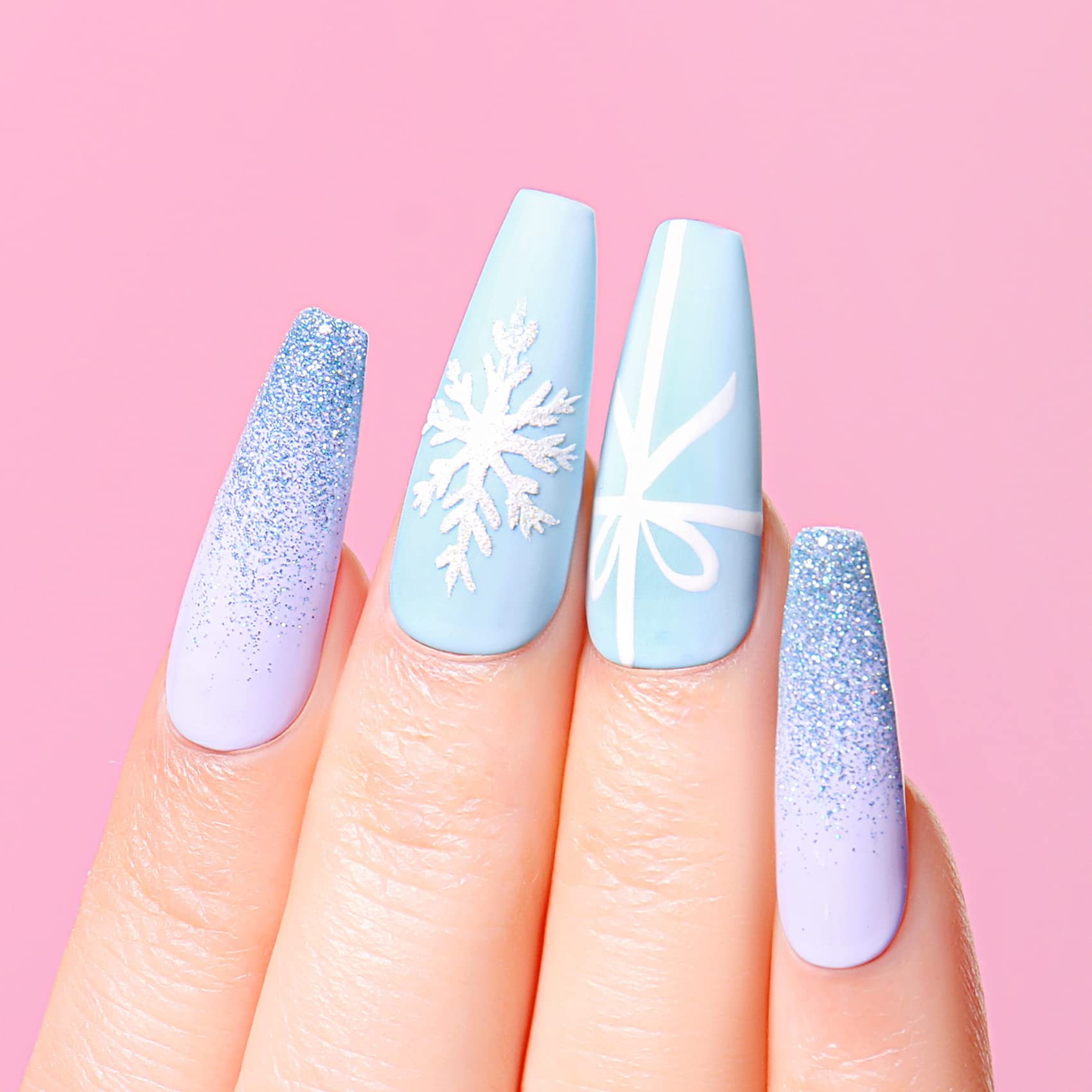 AIMEILI Soak Off Gel Nail Polish Blue Color Set Of 6pcs X 10ml - Kit Set 32