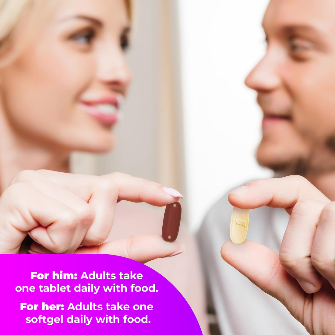 One A Day Men's & Women's Pre-Pregnancy Multivitamin Softgel including Vitamins A, Vitamin C, Vitamin D, B6, B12, Folic Acid & more, 30+30 Count, Supplement for Before, During, and Postnatal