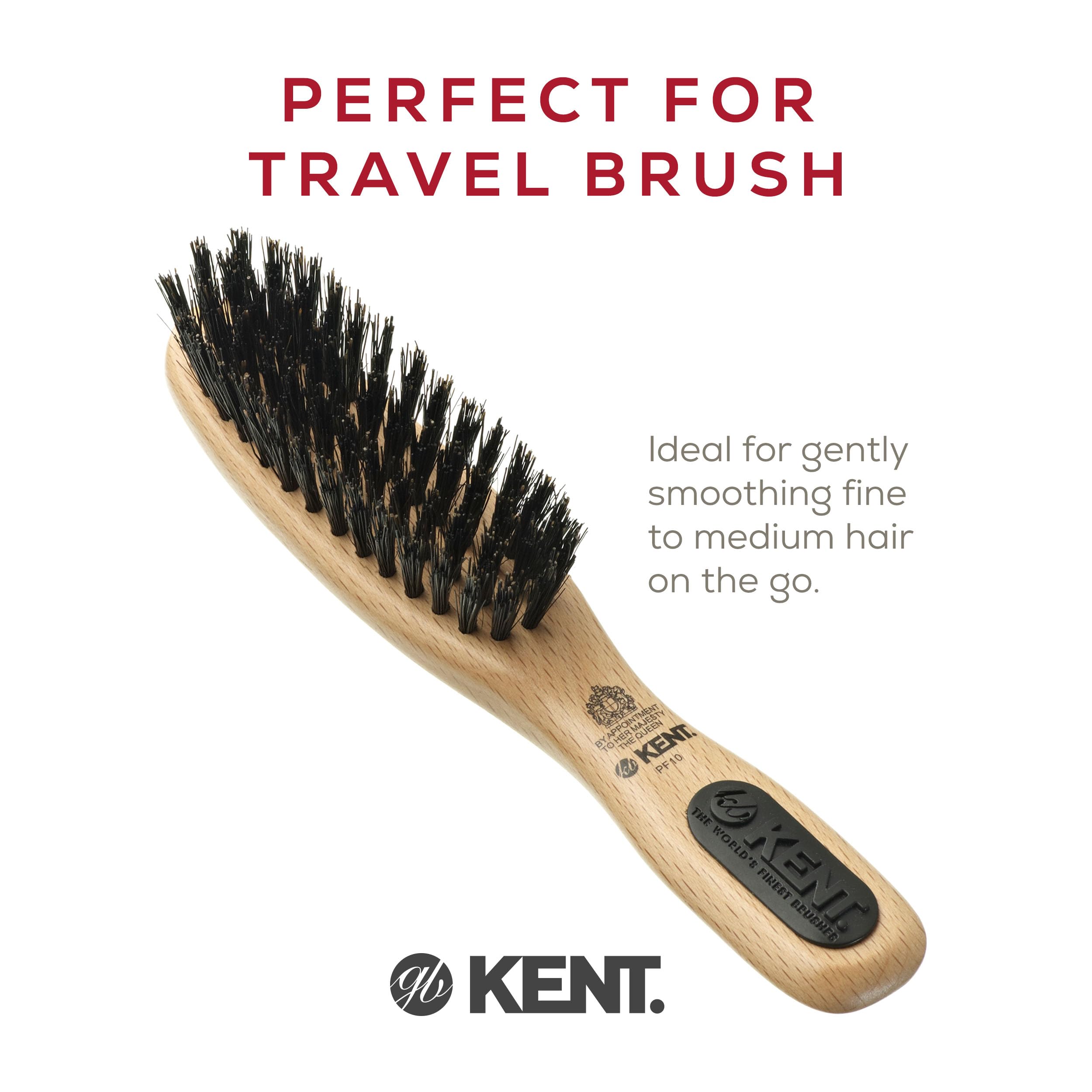 Kent PF10 Small Pure Bristle Radial Brush