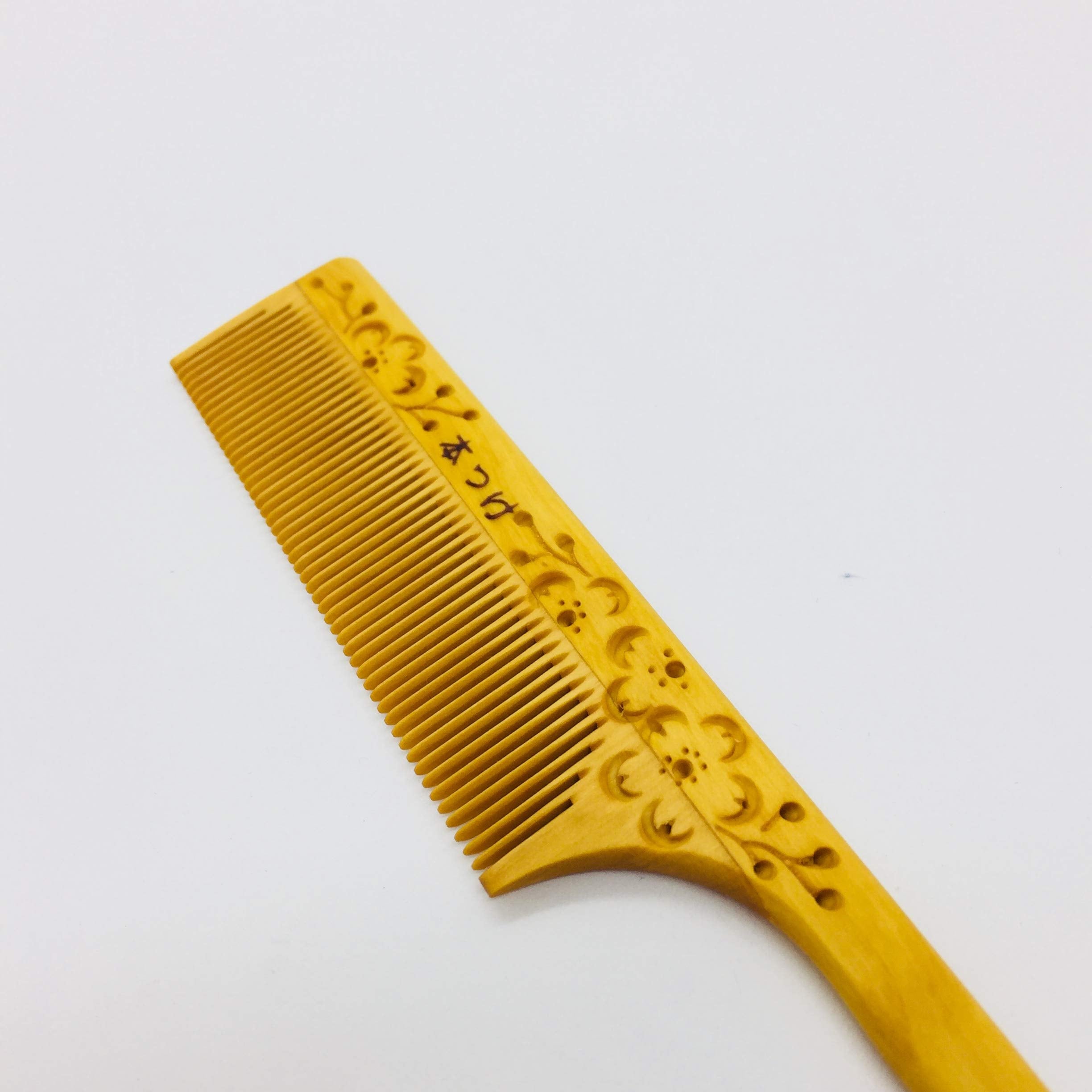 BambooParkJapan Bamboo Park Japan Japanese Hair Comb Tsuge Wood Comb (3 Size) (8.2 inch)