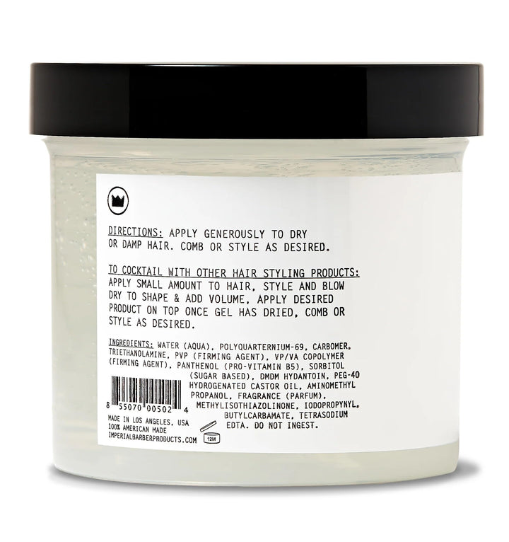 Imperial Barber Grade Products Gel Pomade, 12 oz