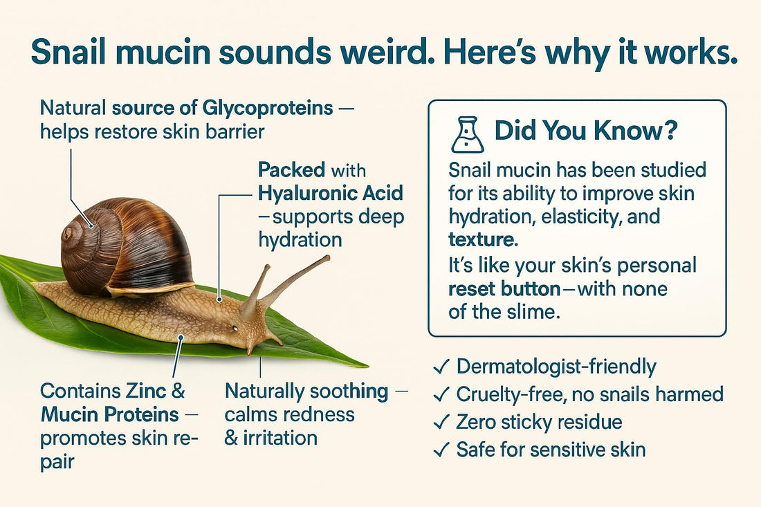 Hydrating Snail Mucin Serum – With Hyaluronic Acid & Aloe – Korean Anti-Aging Skincare – 80% Pure – 3.4oz – Made in USA - by WELLUTION