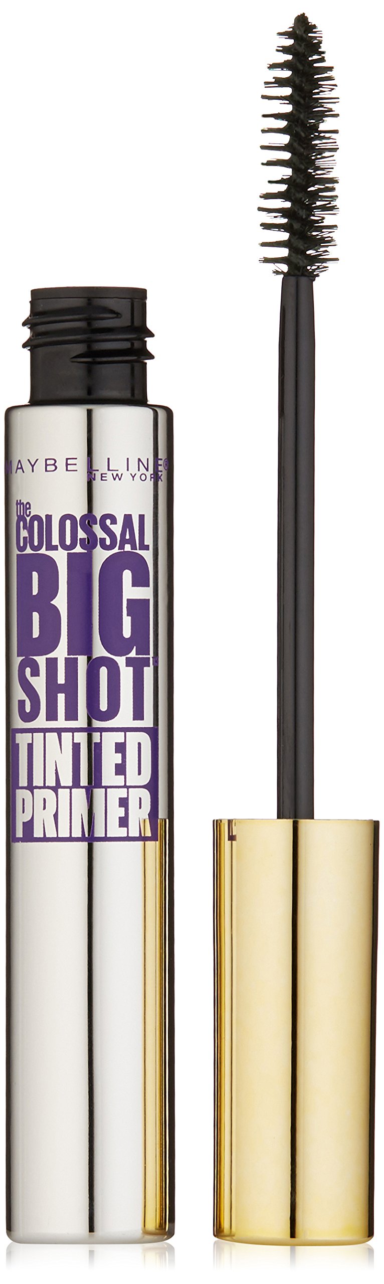 Maybelline New York Volume Express The Colossal Big Shot Tinted Primer, Black, 0.26 Fluid Ounce