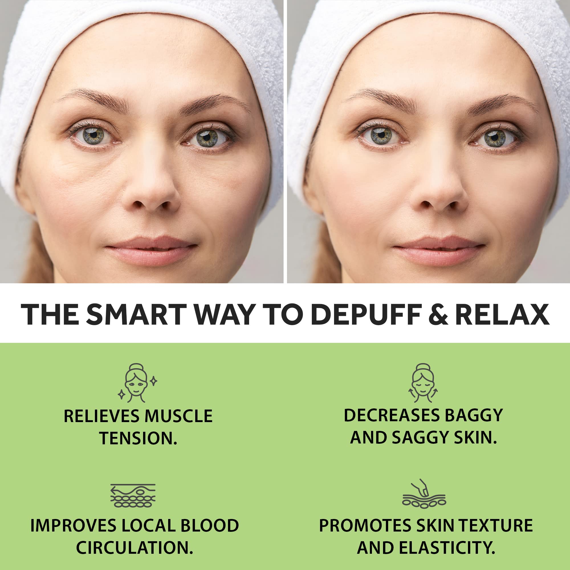 3 in 1 Jade Roller for Face and Gua Sha Set - Helps Reducing Drainage Puffiness Wrinkles Authentic Jade Face Massager Kit - Ridged Roller and Carrying Pouch