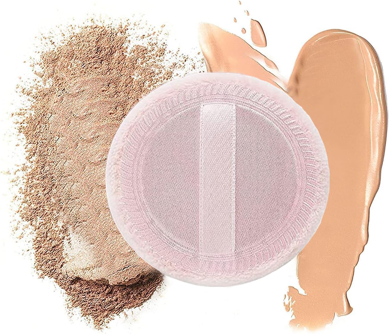 Anleolife 10Pcs/Lot New Facial Face Sponge Makeup Cosmetic Powder Puff (5bag/lot,2pcs/bag)