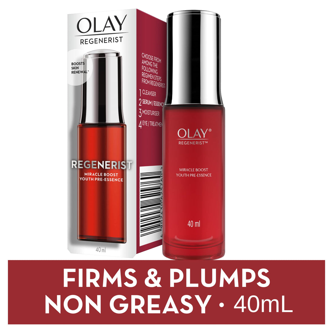 Olay Regenerist Miracle Boost Youth Pre-Essence, 40ml (1.35 Oz) 1 pack