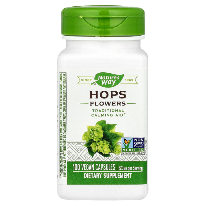 NATURE'S WAY, Hops Flowers - 100 caps