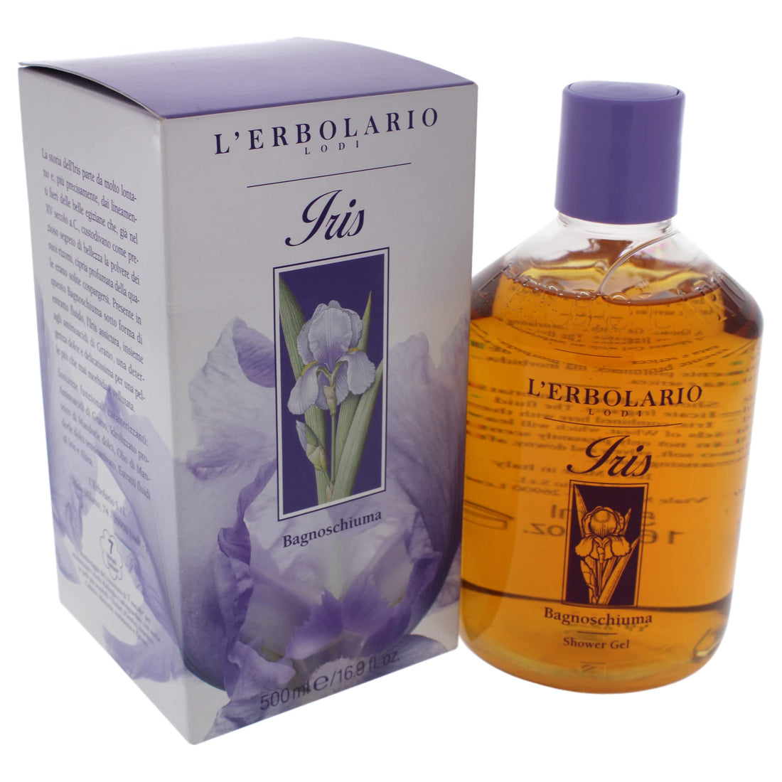 Iris Bath Foam 500ml by L'Erbolario Lodi