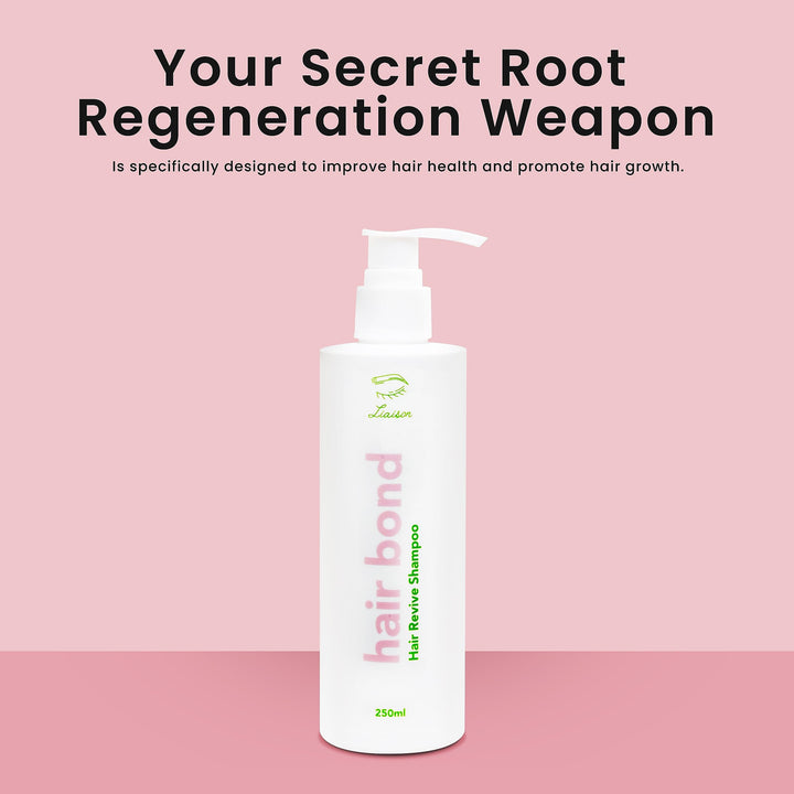 Liaison Hair Bond Shampoo for Women with Sea Buckthorn, Olive & Peppermint Oil - Promotes Strong, Thicker and Healthier Hair Growth - Nourishing and Hydrating (1 Pack)