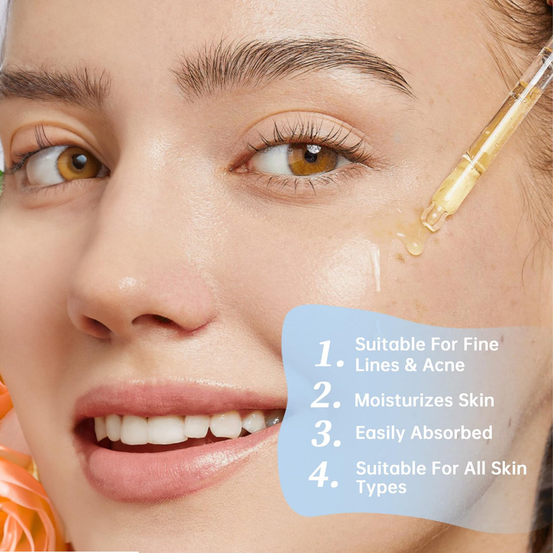 Retinol 2% in Squalane Serum For Face, 30ML Anti Aging Retinol Serum For Fine Lines & Acne, Dry Skin, Moisturizing.