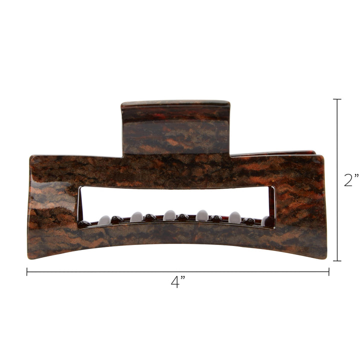 Mojave : France Luxe Large Cutout Rectangle Jaw - Mojave