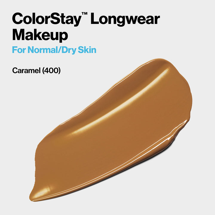 REVLON ColorStay Liquid Matte Buildable Coverage Foundation For Dry Skin,Caramel, 1 Fl Oz 30ml