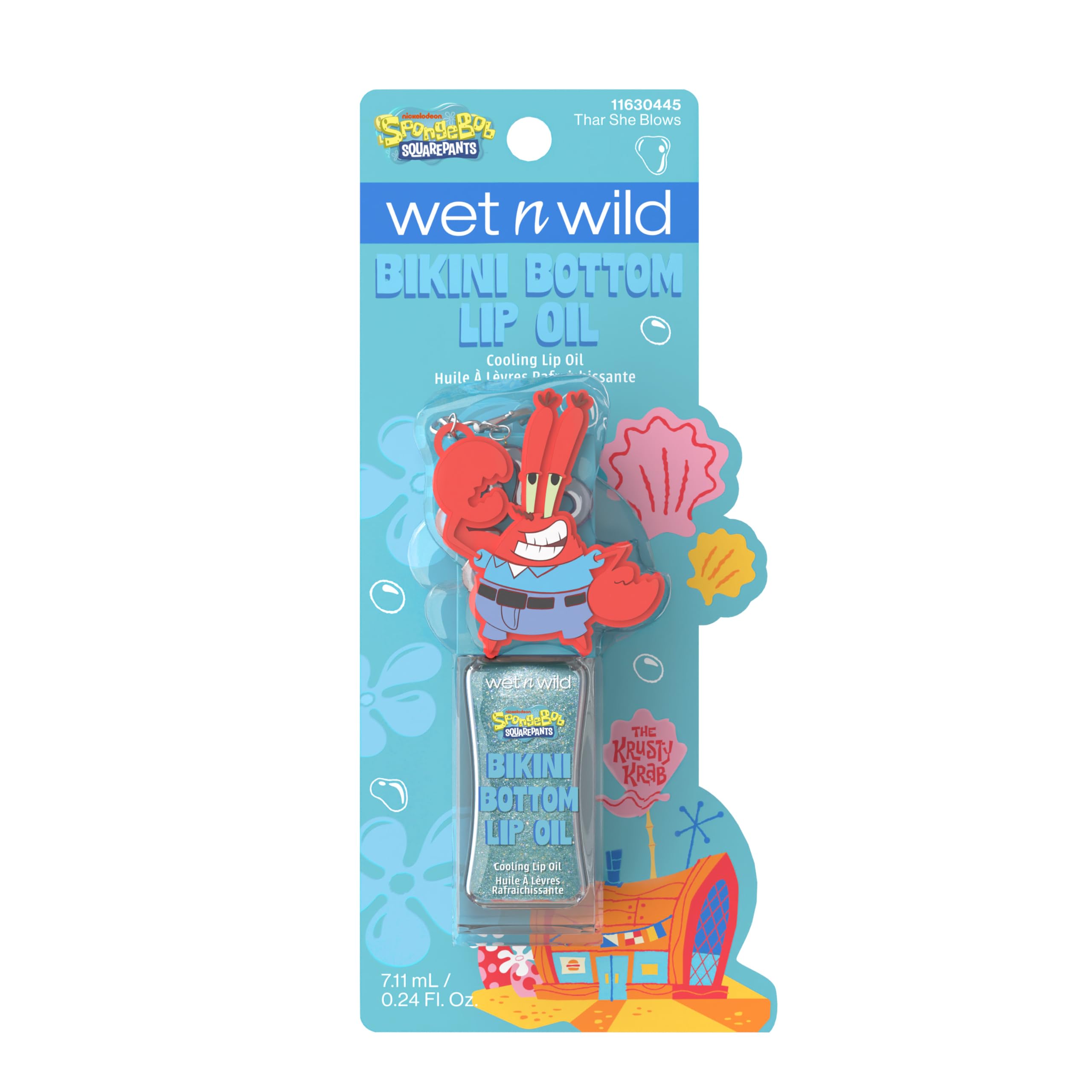 wet n wild Spongebob Bikini Bottom Cooling Lip Oil - Thar She Blows