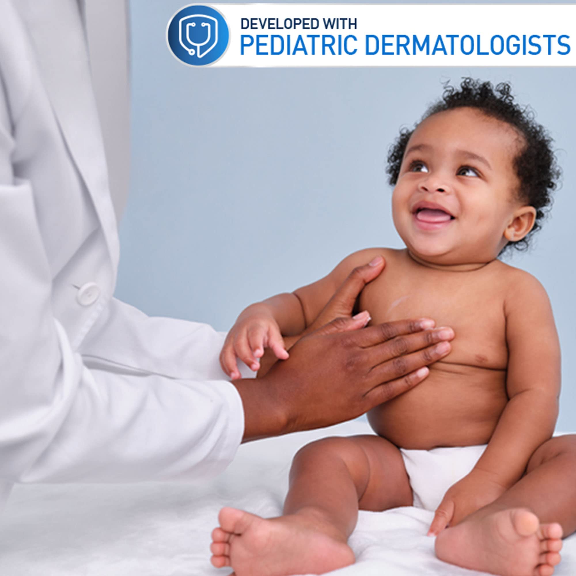 CeraVe Baby Cream, Gentle Moisturizing Cream with Ceramides, Fragrance, Paraben, Dye & Phthalates Free, Rich & Non-Greasy Feel, Gentle Baby Skin Care, 8 Ounce