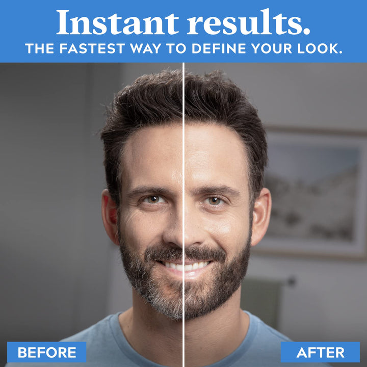 Just for Men 1-Day Beard & Brow Color, Temporary Color for Beard and Eyebrows, For a Fuller, Well-Defined Look, Up to 30 Applications, Black