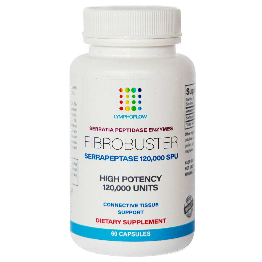 Bruizex FibroBuster: Serrapeptase Proteolytic Enzymes 120,000 SPU, Fibrosis Treatment, Scar & Keloid Removal Supplement for Post Surgery Recovery, Immune Support Supplement, 60 Capsules