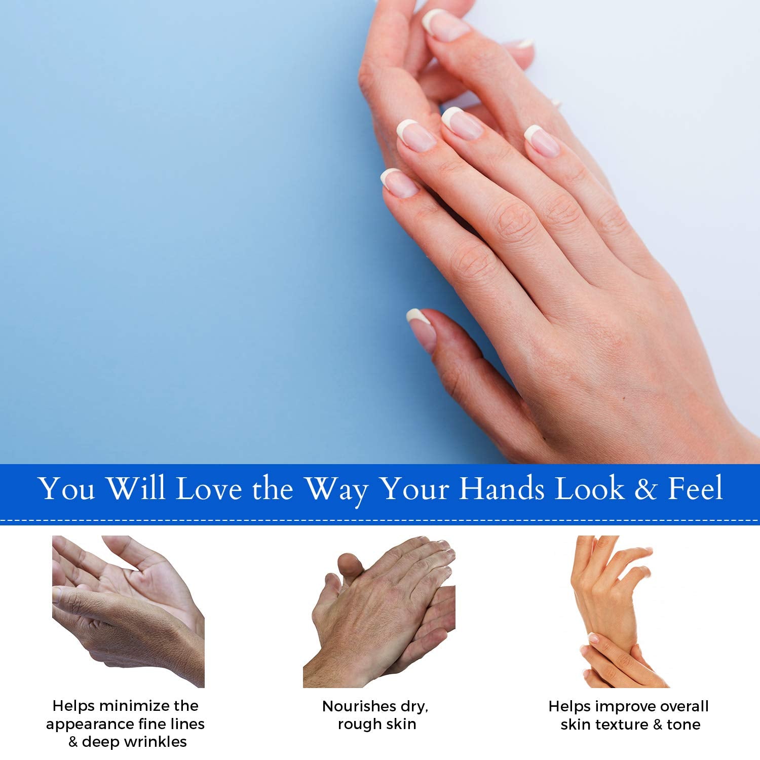 Borghese Deep Hydration Hand Sheet Masks, 3 Pairs, 3 ct.