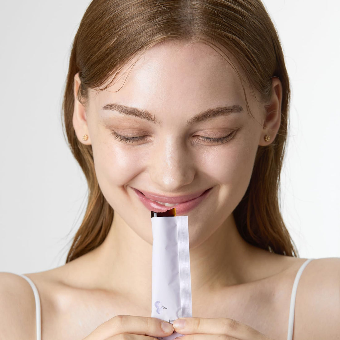 107 ARONIA Vinegar Low Molecular Collagen Jelly Stick l Vitamin, Collagen, Hyaluronic Acids, Elastin, Probiotic l Korean Beauty Collagen l Inner Beauty Collagen Sticks (20g x 14 Pouches)