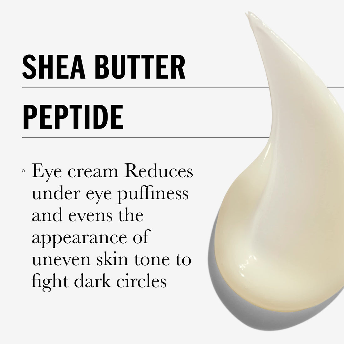 Olay Eyes Shea Butter+Peptide 24 Rich Eye Cream, Fragrance Free, 0.5 oz.