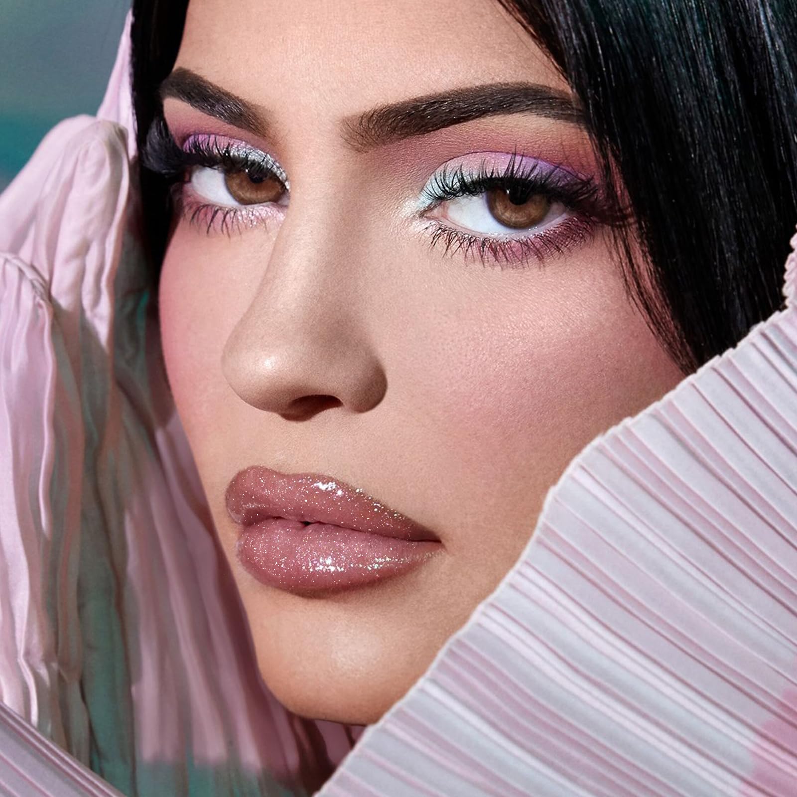 MLSMILE 3 PCS High Shine Glitter Lipglossey,Diamond Glitter Lip Gloss Long Lasting Moisturizing Lip Gloss Non-sticky Glossy Glitter Liquid Lipstick for Women,girls 0.33fl oz