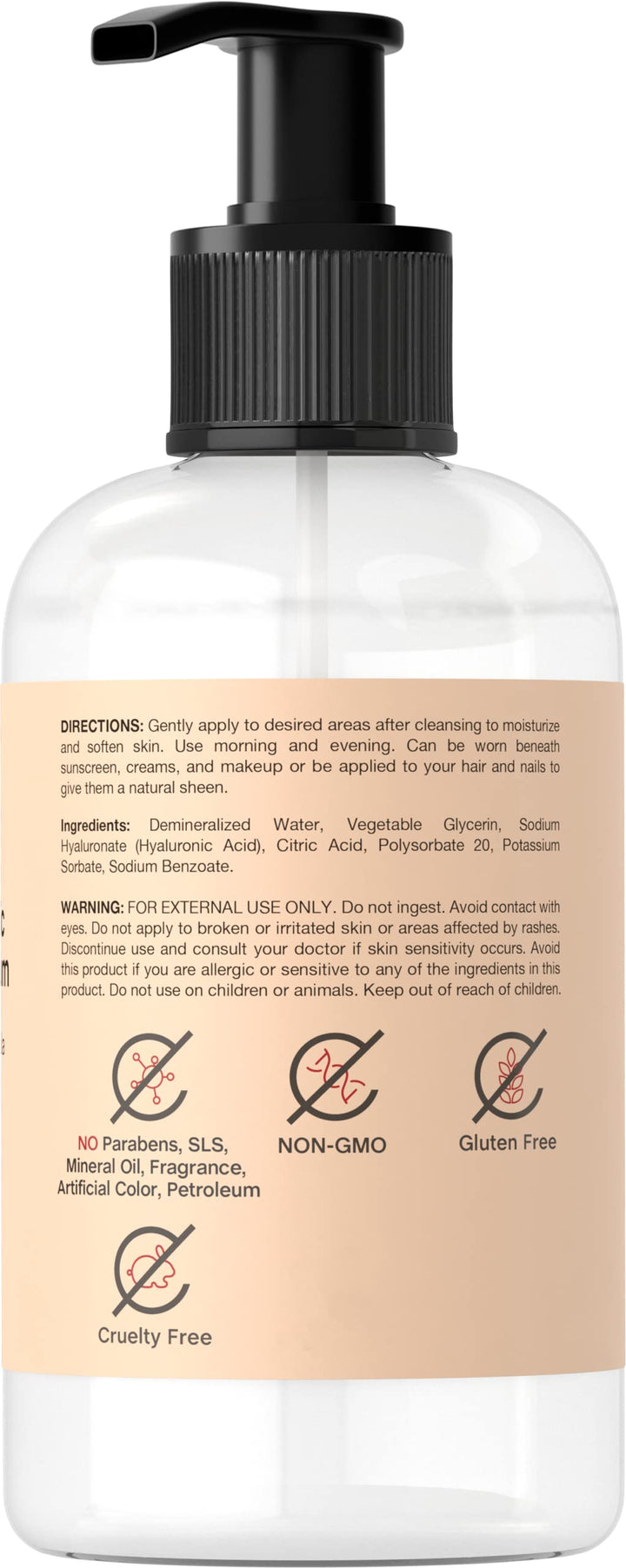 Coera Hyaluronic Acid Serum for Face | 8 oz | Moisturizing Oil for Skin, Hair & Nails | Paraben & SLS Free