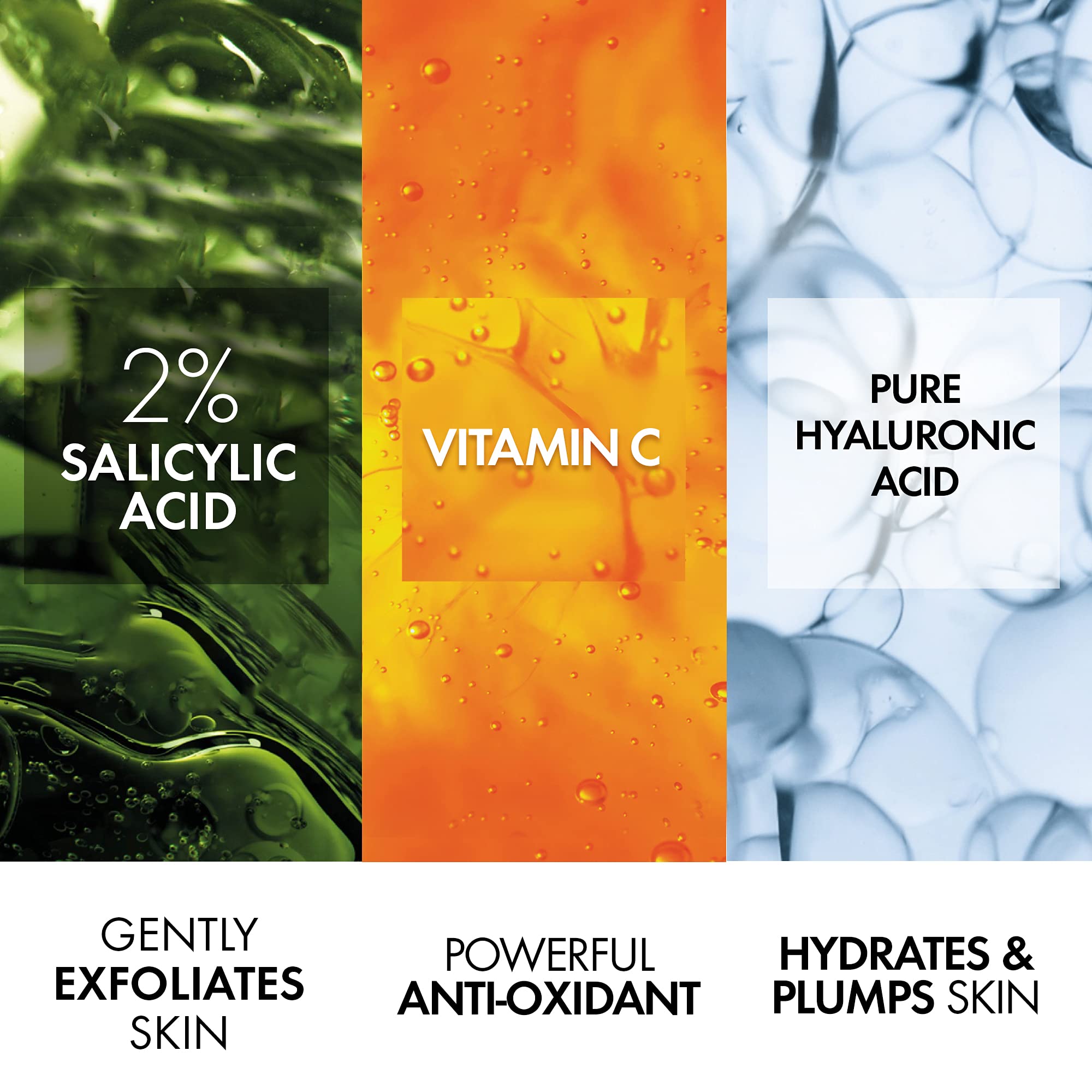 VICHY Normaderm Acne Control Daily Moisturizer, Acne Moisturizer For Face, 2% Salicylic Acid + Hyaluronic Acid + Vitamin C, Acne Treatment For Blackheads, Acne Blemishes & Enlarged Pores, Oil Free