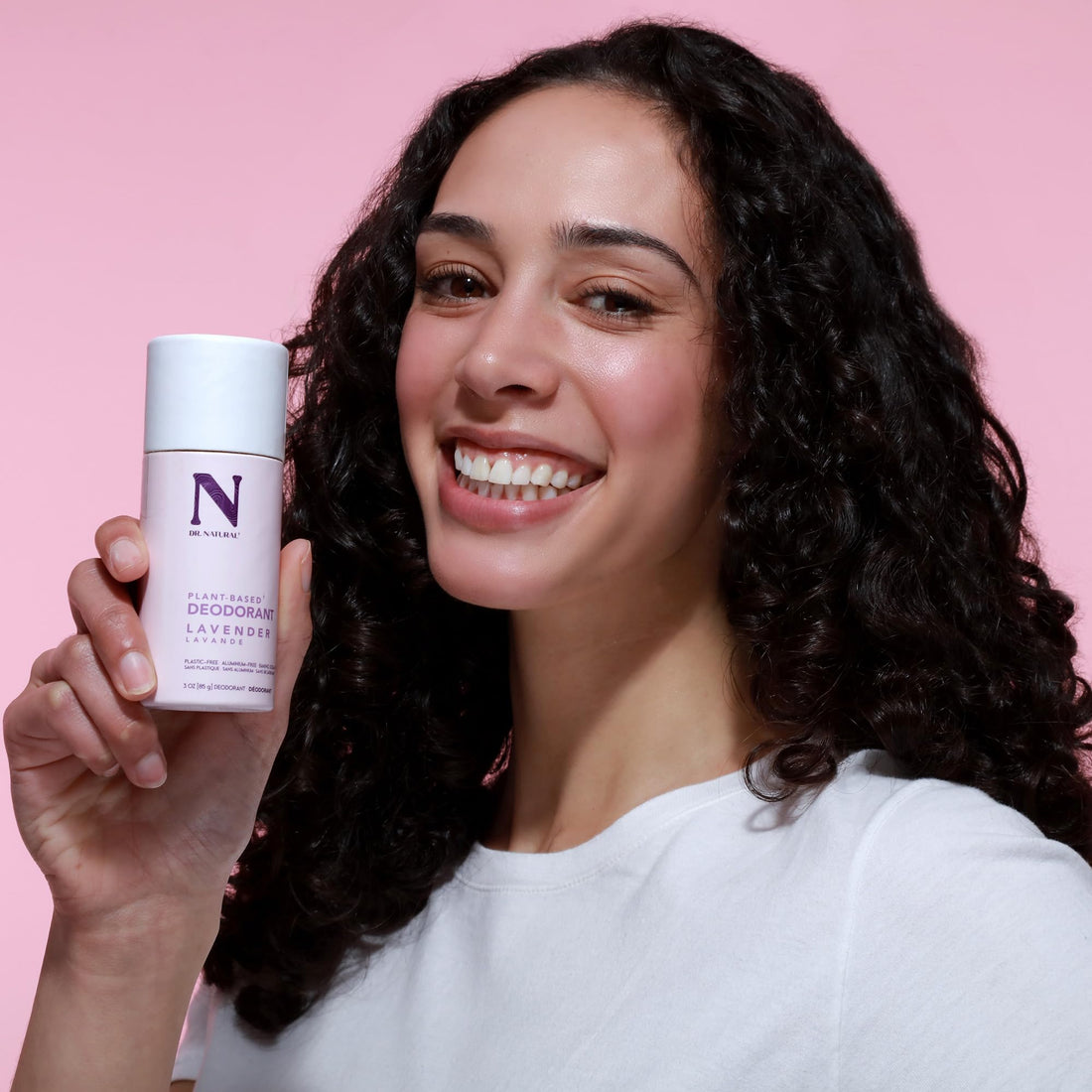 Dr. Natural Deodorant, Lavender, 3 oz - Natural Deodorant Stick for Men and Women - 24-Hour Odor Protection - Aluminum Free, Paraben-Free, Sulfate-Free - Does Not Stain Clothing