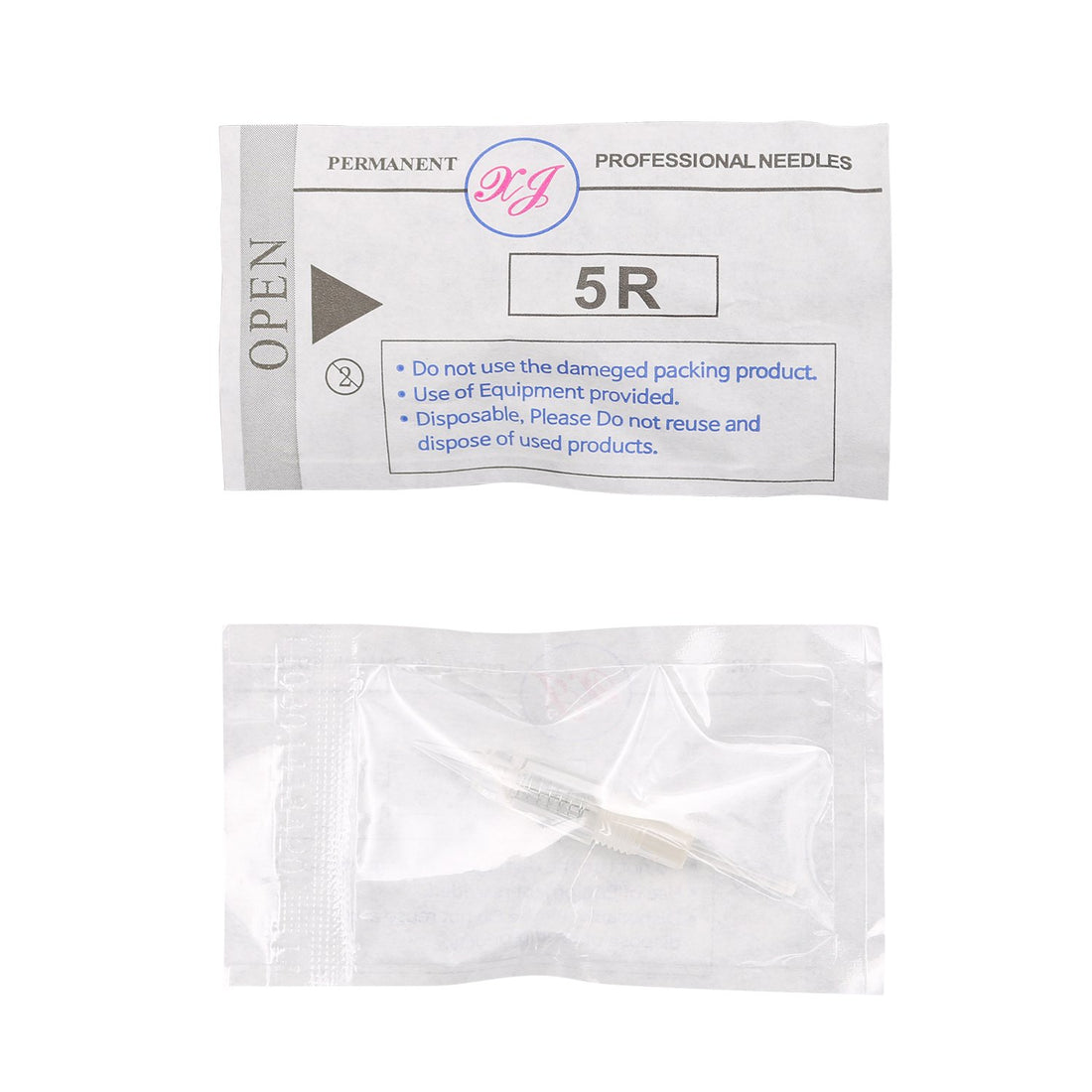Needles, 5R: Pinkiou Eyebrow Tattoo Machine Permanent Makeup Pen Microblading Pen with Needles (Needles, 5R)