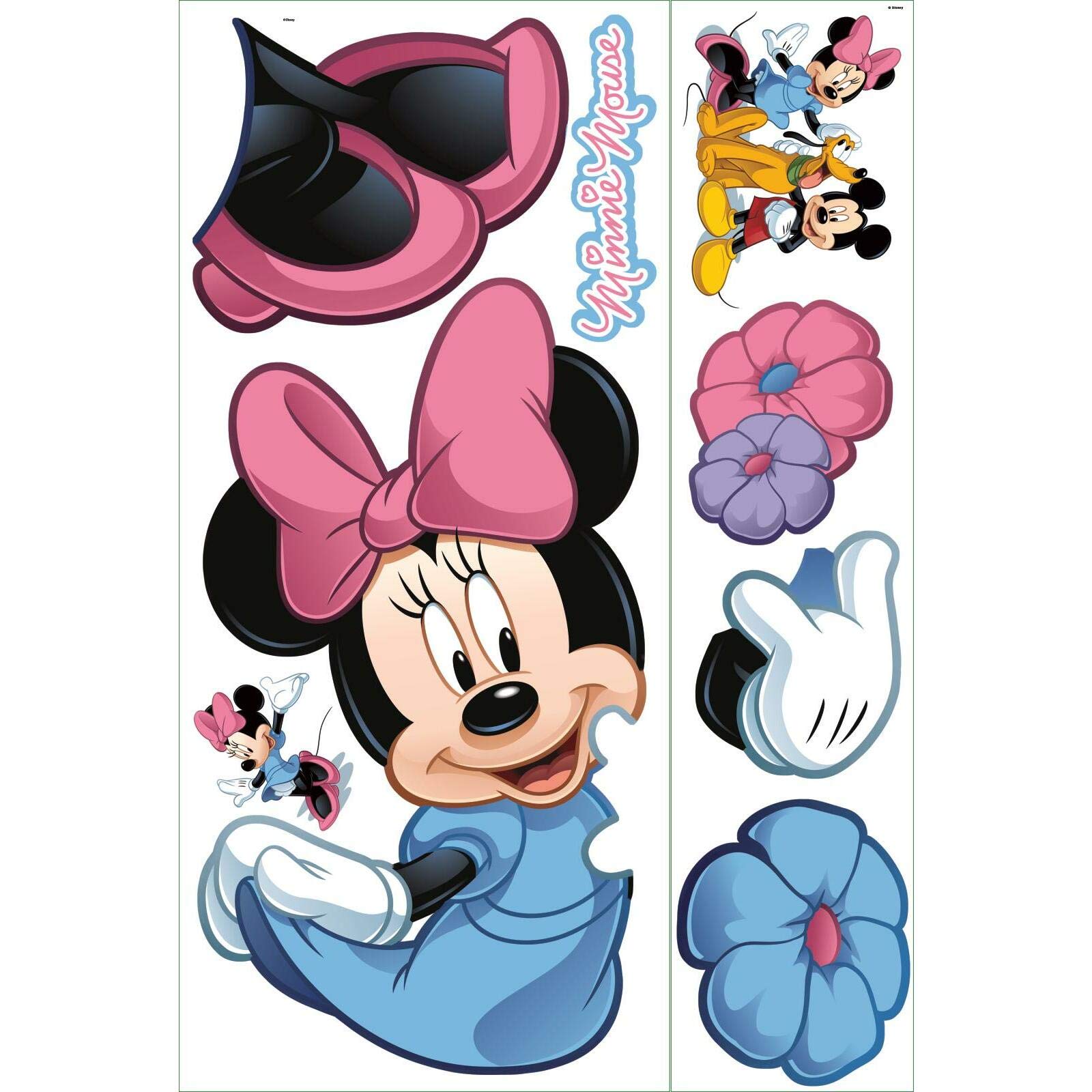 RoomMates RMK1509GM Disney Minnie Mouse Giant Peel and Stick Wall Decal